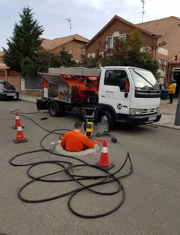 Trabajo de alcantarillado